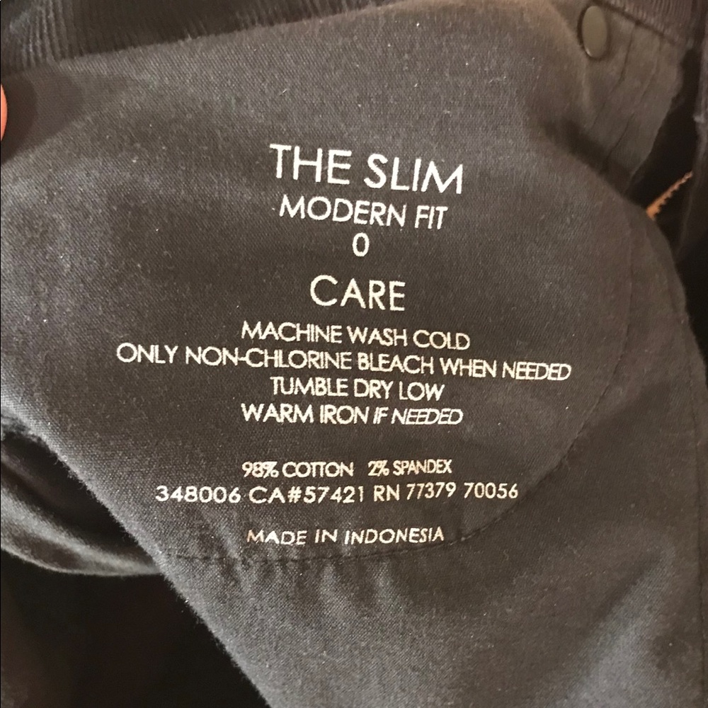 EUC 💕 Ann Taylor Modern fit corduroy black pants - Picture 8 of 8